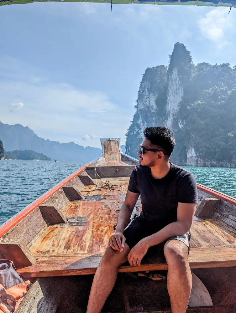 karst lake — Khao Sok, Thailand