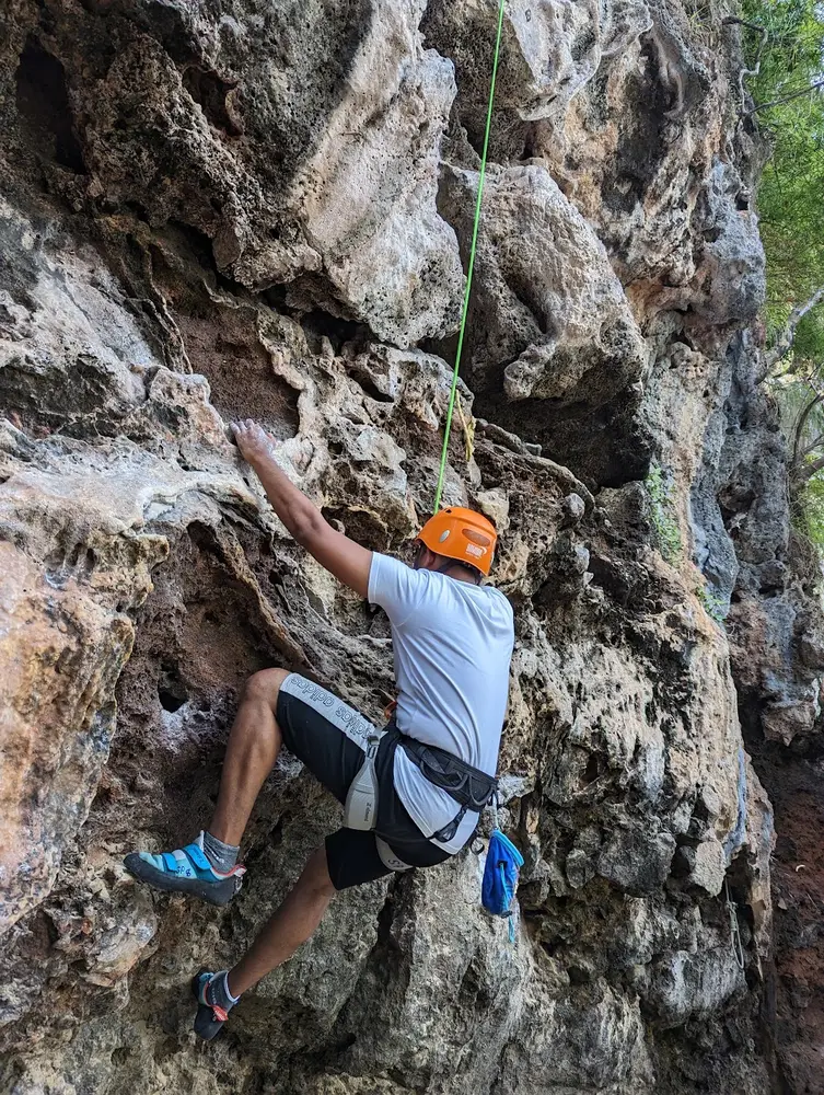 rock climbing — Krabi, Thailand